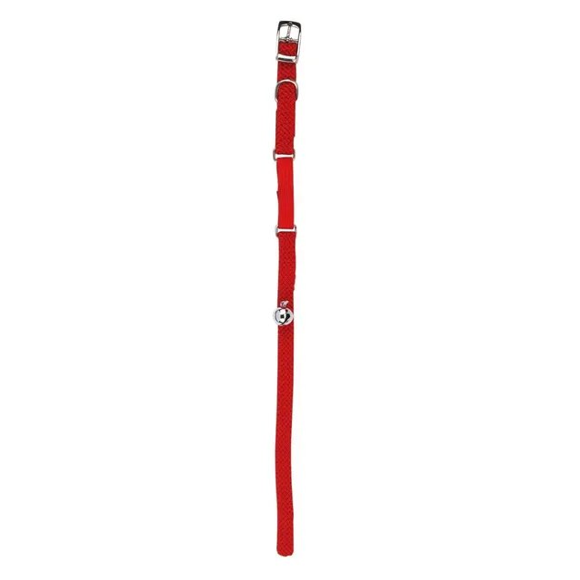 kerbl-collier-chat-avec-lastique-grelot-nylon-rouge-30-cm image 1