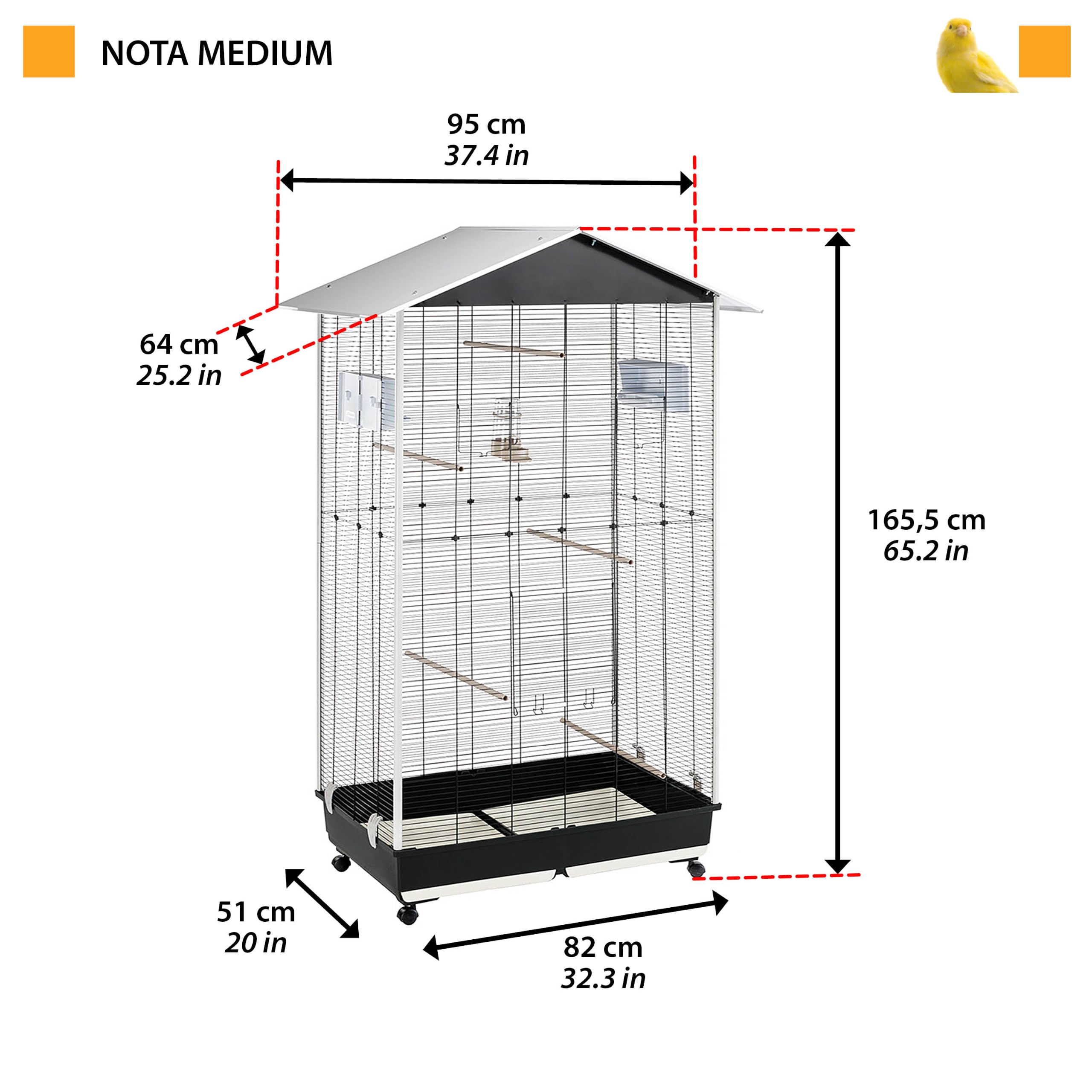ferplast-nota-voli-re-ext-rieure-pour-oiseaux-95x64xh-165-5-cm image 3