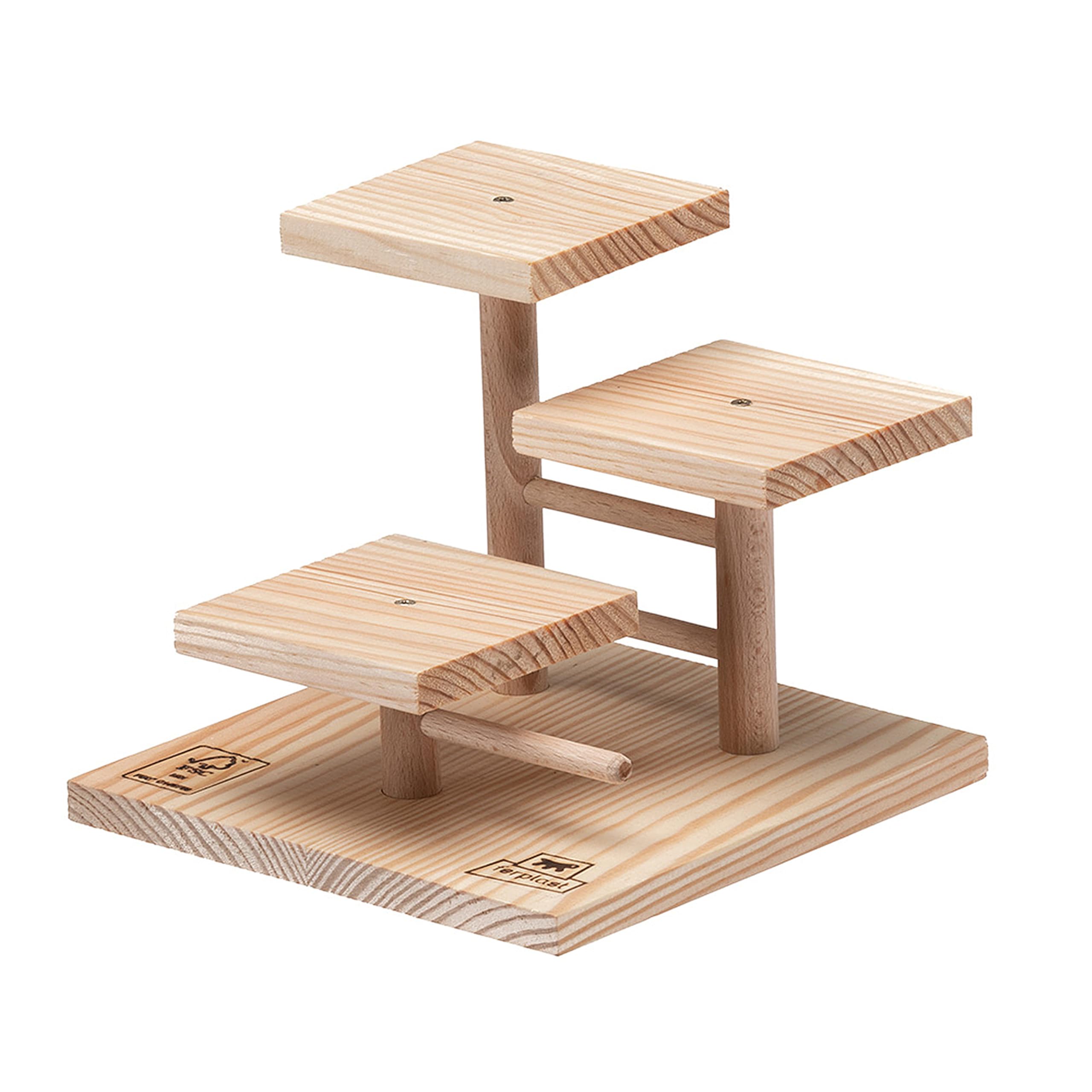 ferplast-arcade-podium-jouet-plateforme-d-escalade-hamster-souris-17-6-cm-bois image 3