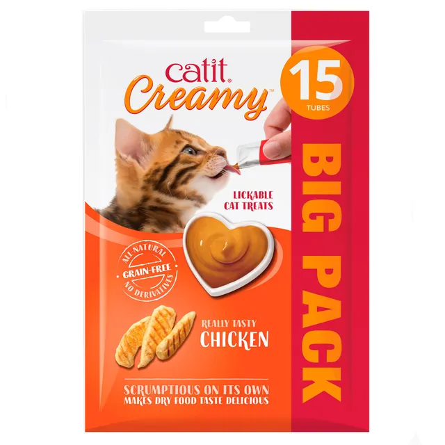 catit-creamy-poulet-snack-liquide-pour-chat-15-x-10-g image 1