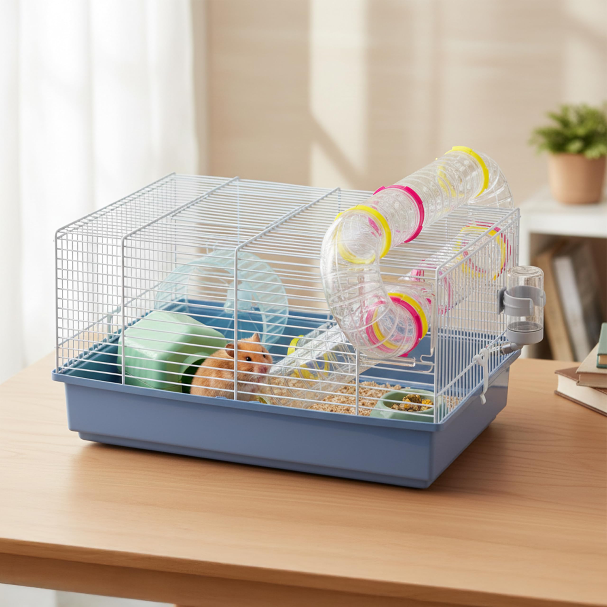 ferplast-paula-cage-hamster-modulaire-avec-tunnels-et-accessoires image 2