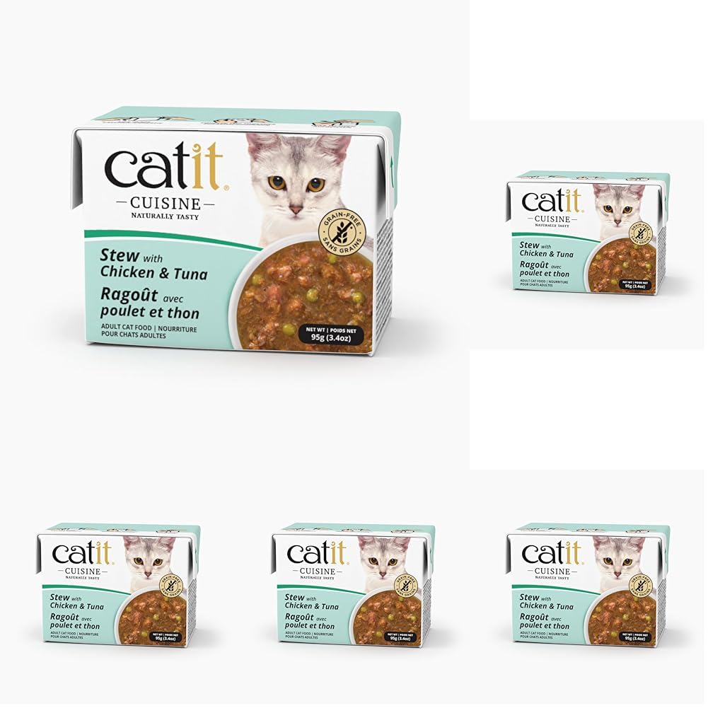 catit-cuisine-p-t-e-pour-chats-rago-t-la-viande-de-poulet-et-au-thon-95-g-sans-c image 8