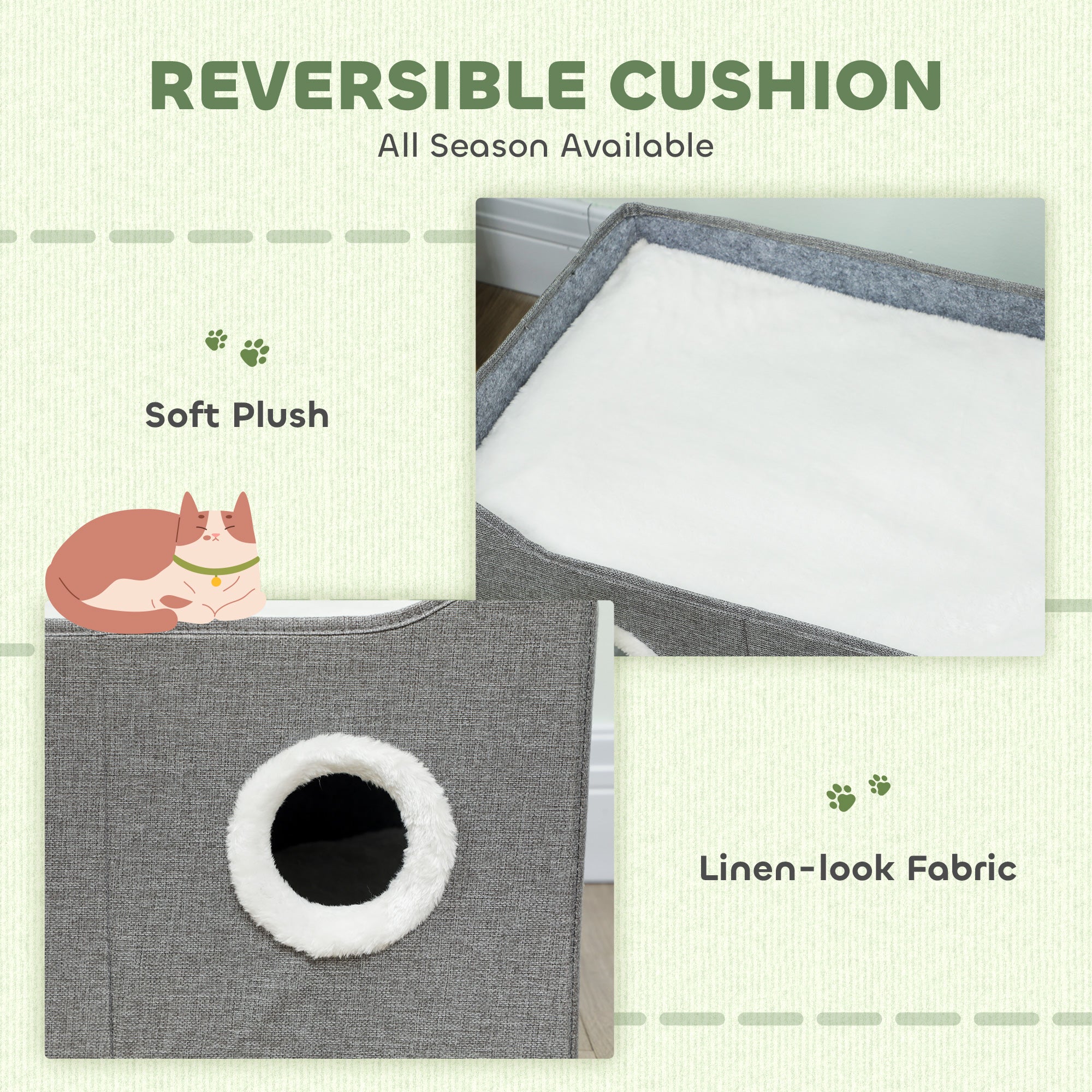 pawhut-maison-pour-chat-cosy-avec-griffoir-coussin-et-design-pliable image 7