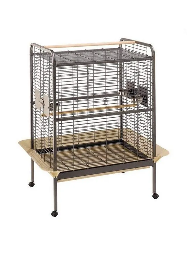ferplast-expert-70-cage-perroquet-argent-94-5-x-81-x-156-cm-sur-roues image 1
