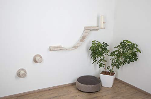 kerbl-matterhorn-mur-d-escalade-chat-6-pi-ces-avec-pont-et-sisal image 6