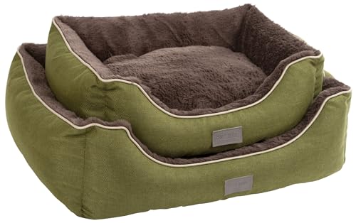 kerbl-pet-lit-douillet-samuel-panier-chien-et-chat-50x40x15cm-vert-gris-fonc image 6