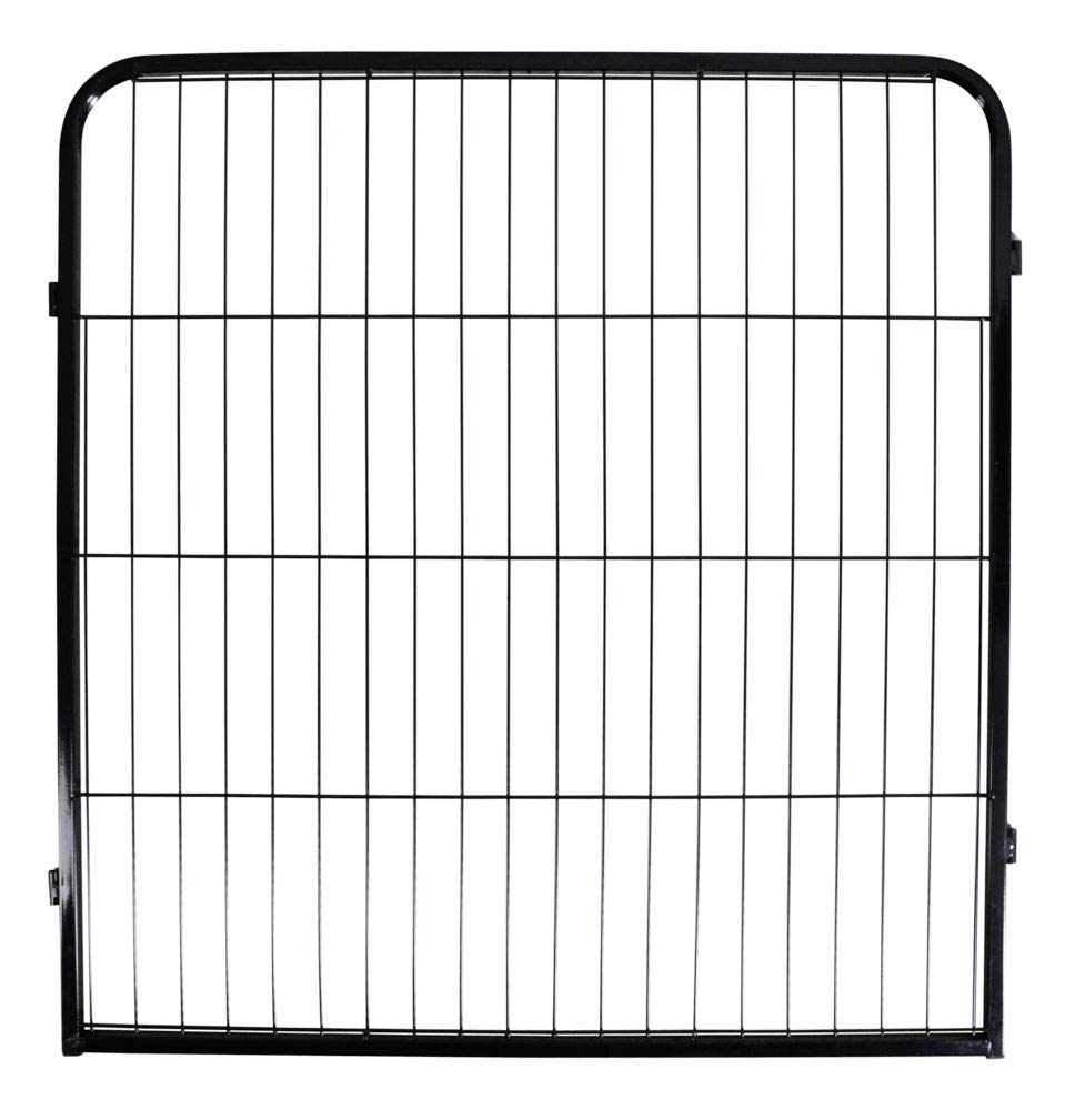 kerbl-pet-enclos-pour-chiens-chiots-m-tal-8-panneaux-80x77-cm-avec-porte image 8