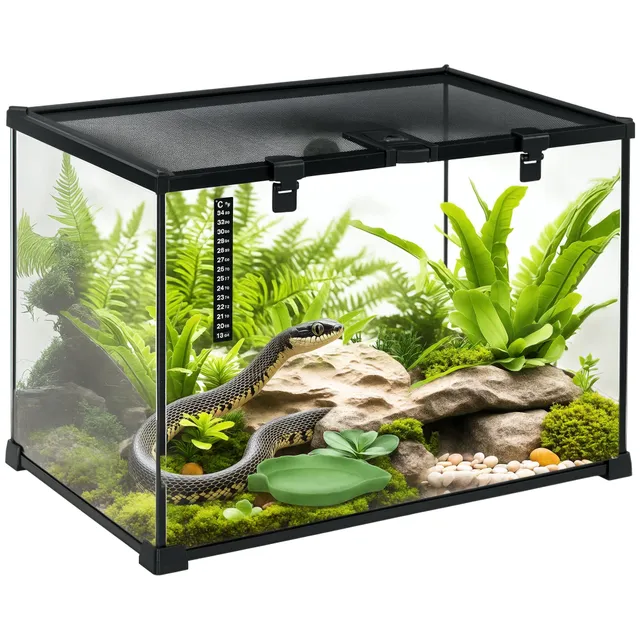 pawhut-habitat-reptiles-360-anti-vasion-ventil-50-x-30-x-35-cm image 1