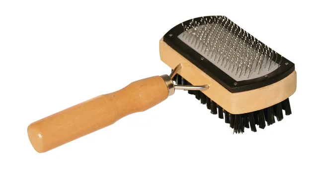 kerbl-pet-carde-double-17x10cm-brosse-d-m-lage-chien image 1