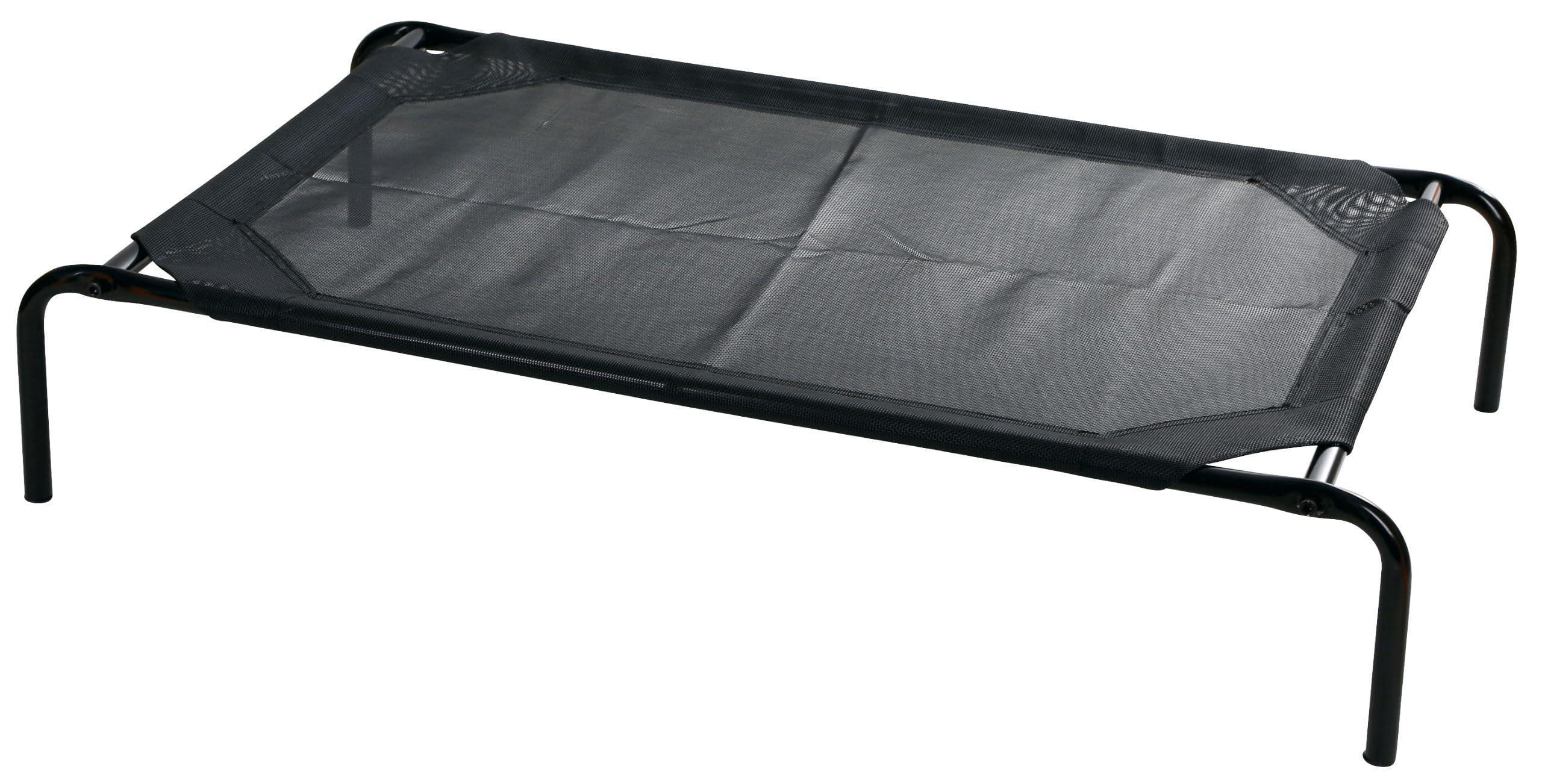 kerbl-pet-vacation-panier-sur-lev-pour-chien-noir-107-x-65-x-20-cm-m-tal-polyest image 1