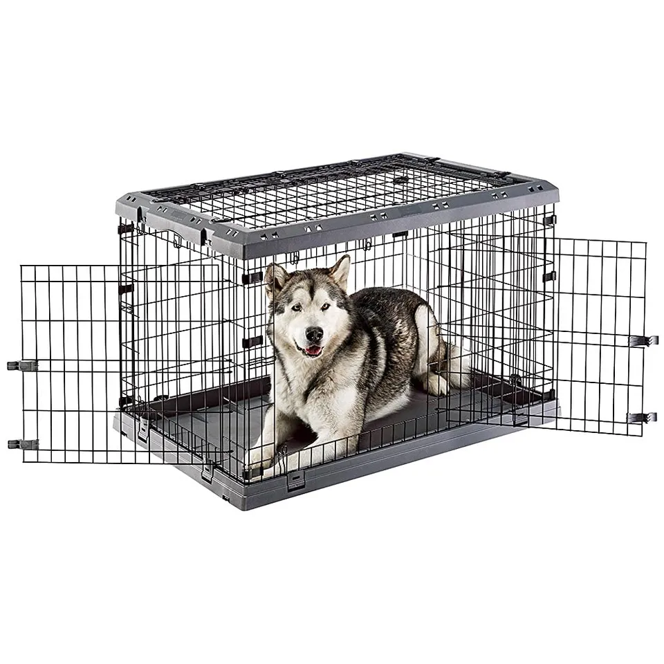 ferplast-superior-105-cage-pliable-grand-chien-m-tal-107-x-77-x-73-5-cm-s-parate image 1