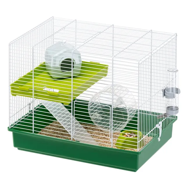 ferplast-hamster-duo-cage-hamster-2-tages-46-x-29-x-h-37-5-cm-avec-accessoires image 1