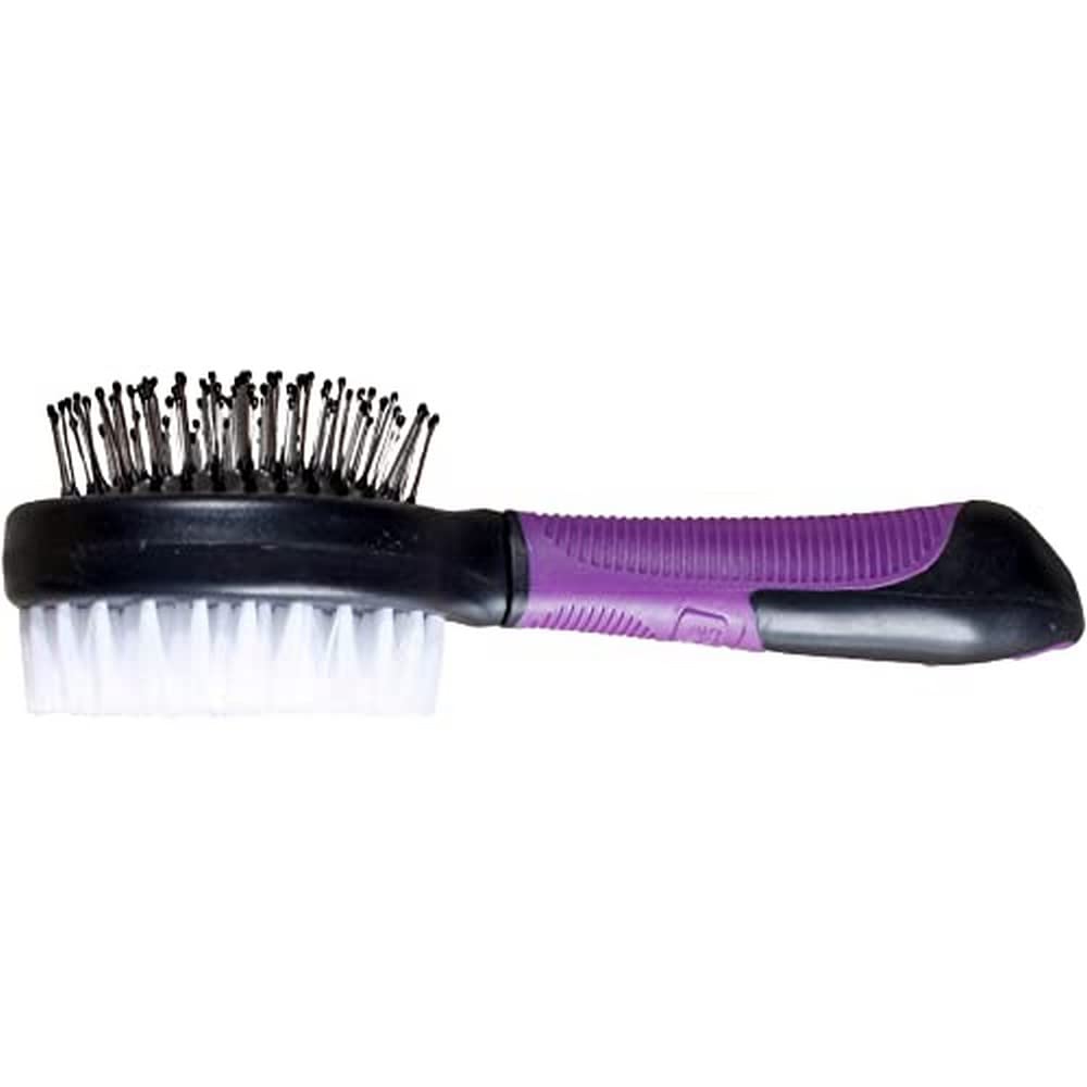 karlie-flamingo-1030272-professional-brosse-2-en-1-poils-et-stylet-21-cm-violet- image 1