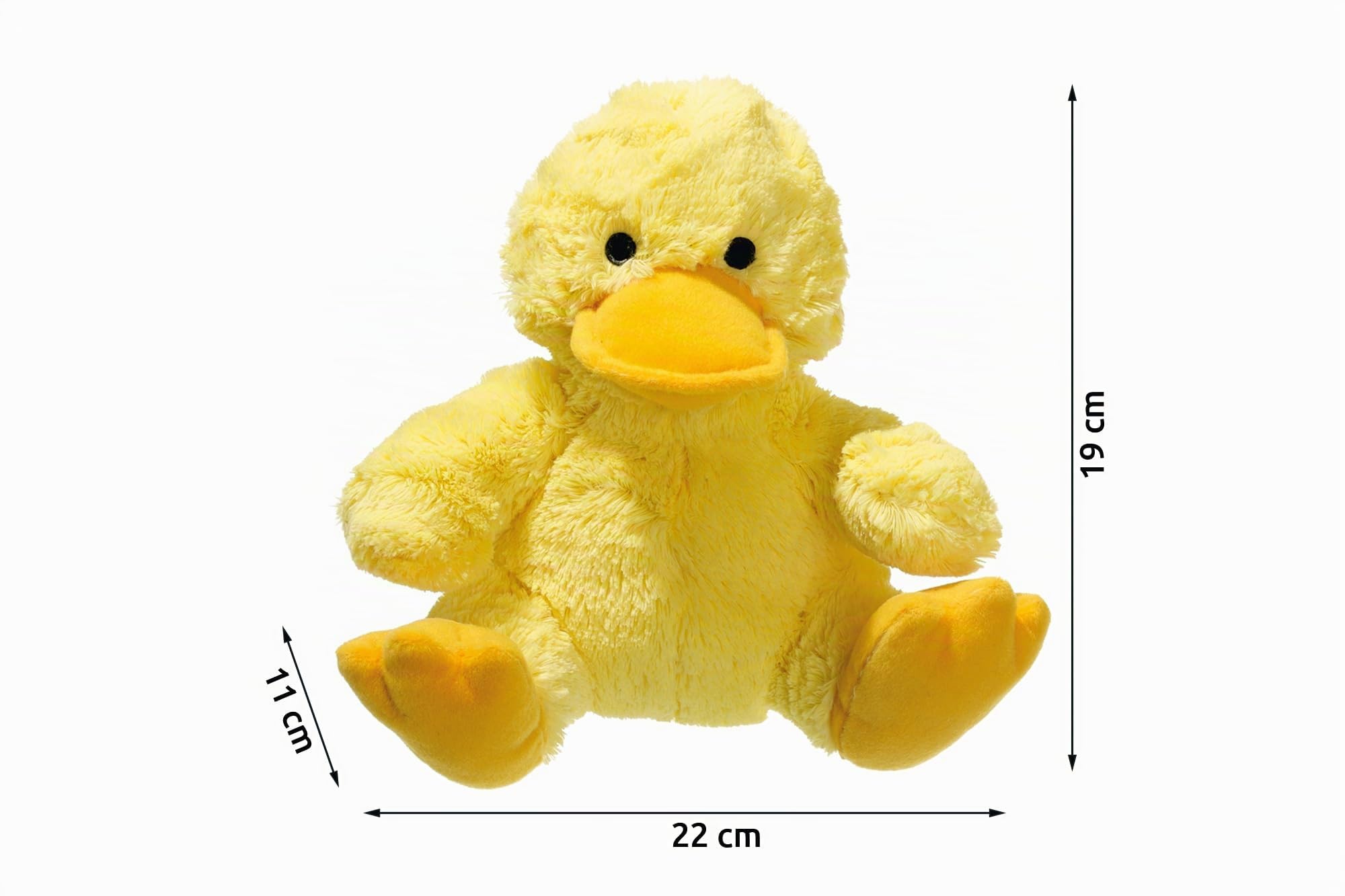 karlie-jouet-en-peluche-canard-pour-chien-19-cm-jaune-avec-pouet image 2