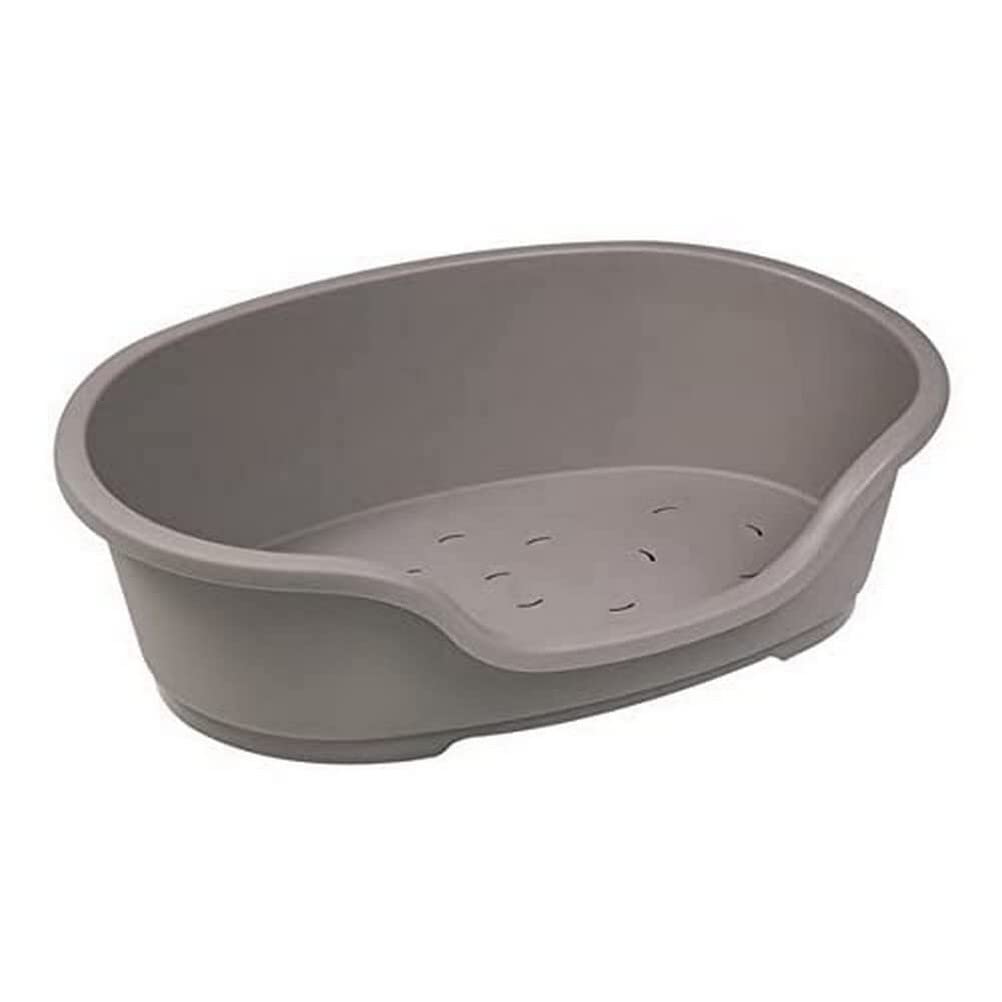 karlie-domus-panier-pour-animal-domestique-plastique-gris-chaud-50-x-38-x-20-cm image 1