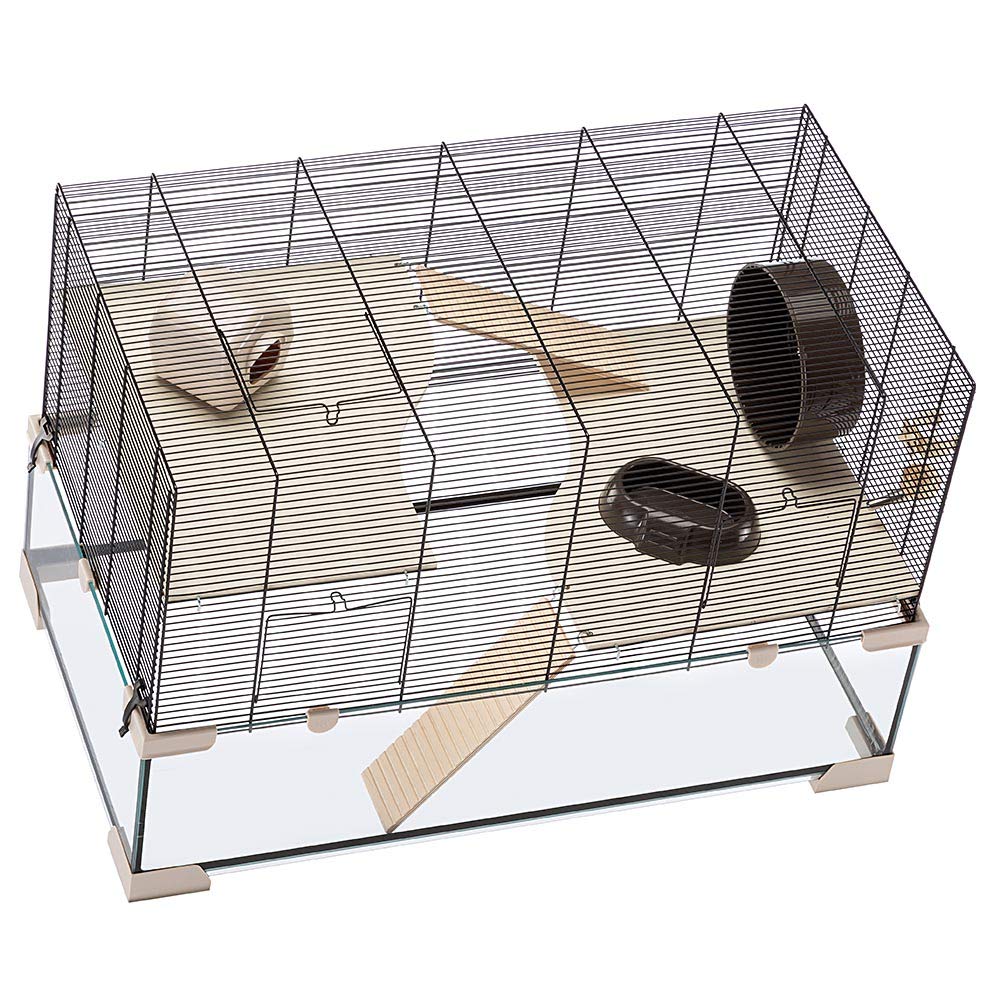 ferplast-karat-80-cage-pour-hamsters-et-souris-2-tages-en-verre-et-m-tal image 6