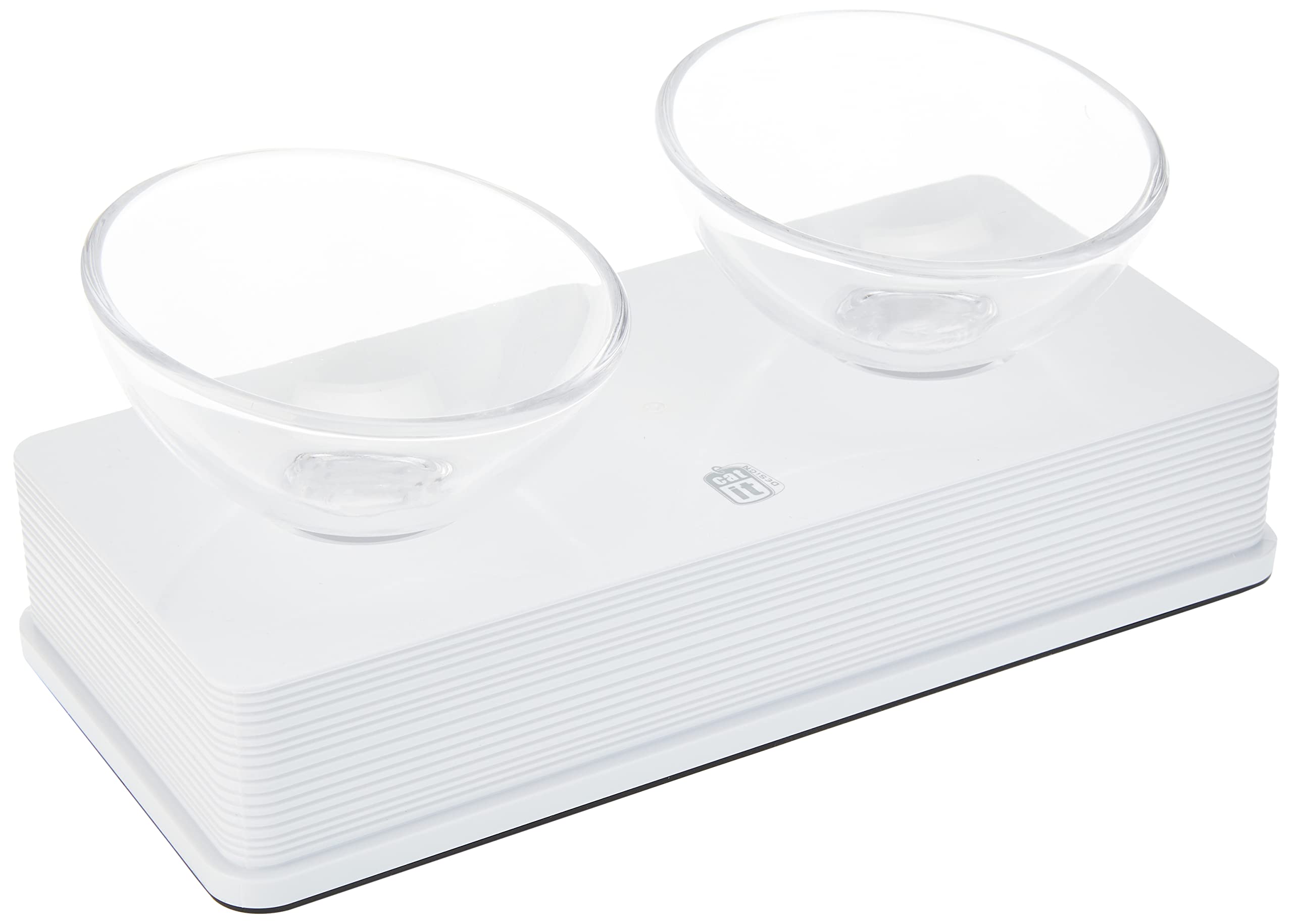 catit-design-bol-double-2x200-ml-en-verre-sur-support-noir image 3