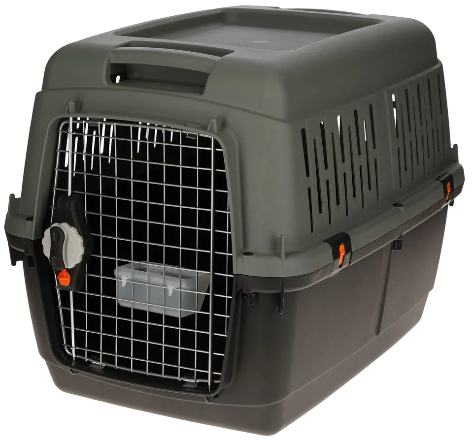 kerbl-eco-cage-de-transport-chien-et-chat-70-x-50-x-51-5-cm-plastique-recycl image 1
