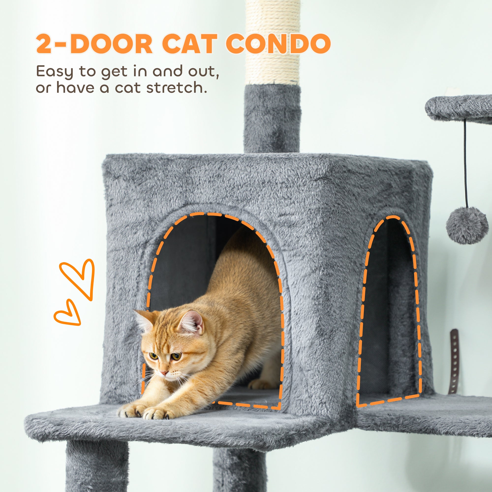 pawhut-arbre-chat-g-ant-202-cm-multi-niveaux-6-griffoirs-2-niches-2-perchoirs-2- image 7