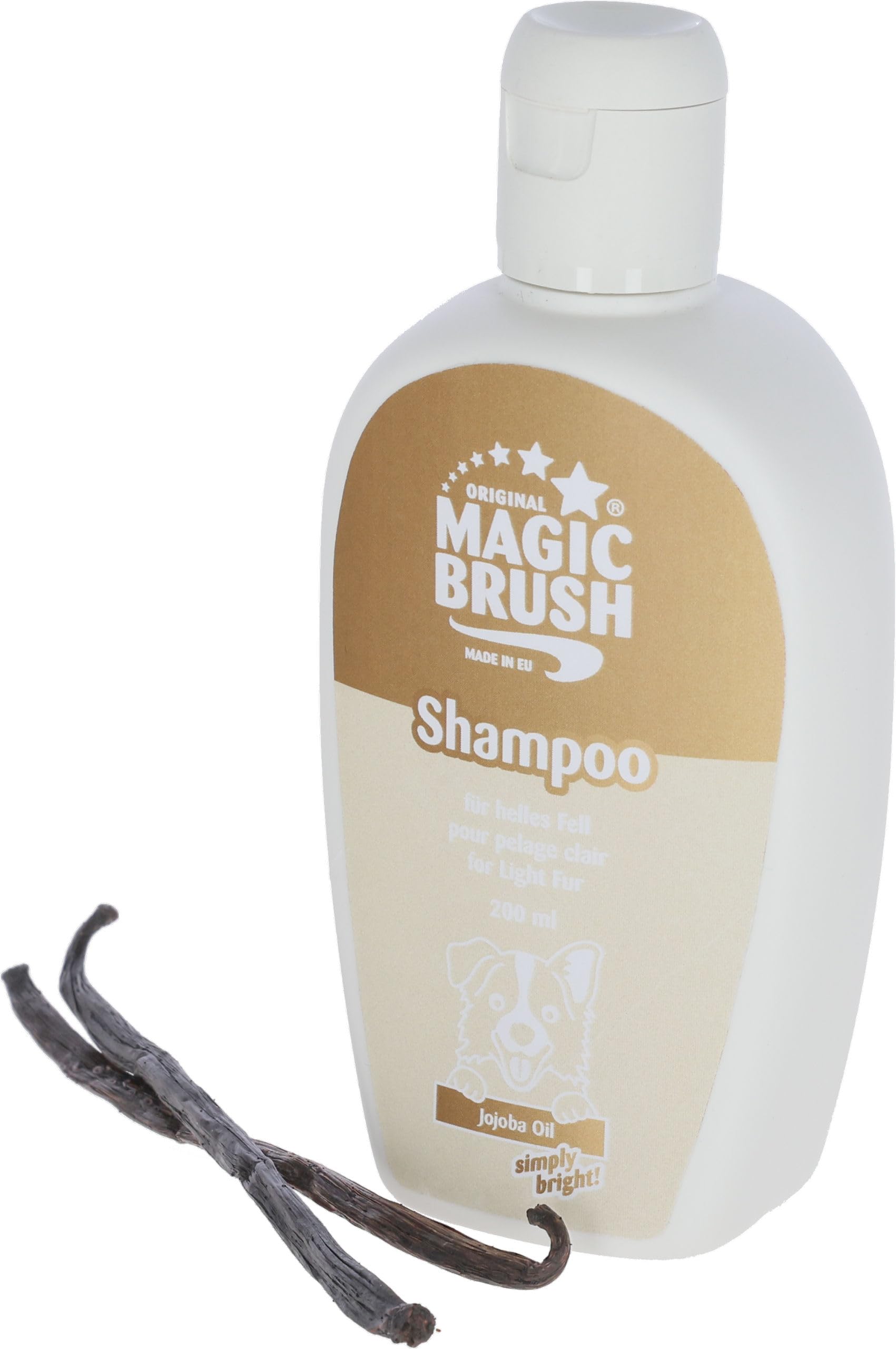 kerbl-magicbrush-shampooing-pour-chien-fourrure-claire-200-ml-vanille image 3