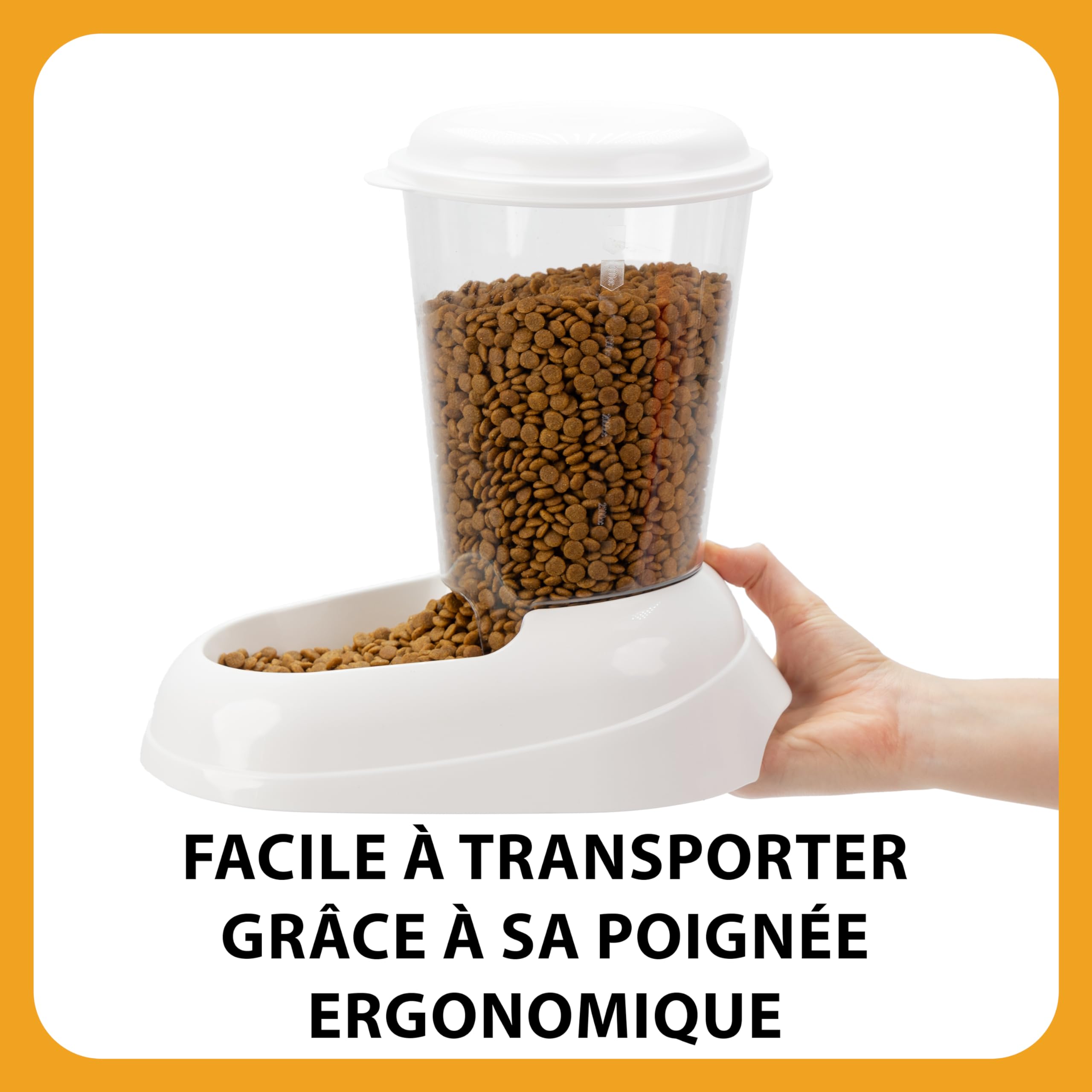 ferplast-distributeur-de-croquettes-pour-chiens-et-chats-zenith-3-litres-r-servo image 5