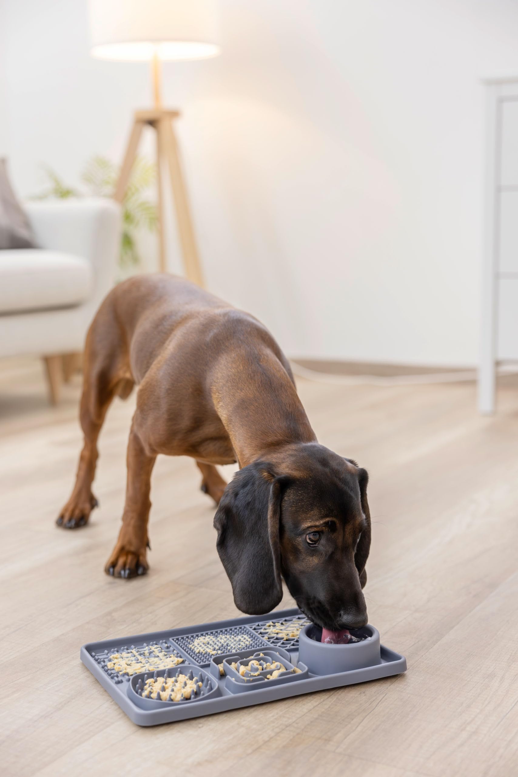kerbl-pet-tapis-l-cher-xl-gris-30-x-20-cm-silicone-pour-chiens-et-chats image 4