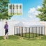 pawhut-chenil-s-curis-pour-chien-9-8-x-9-8-x-6-avec-toit-anti-uv-et-mangeoire-ro image 4