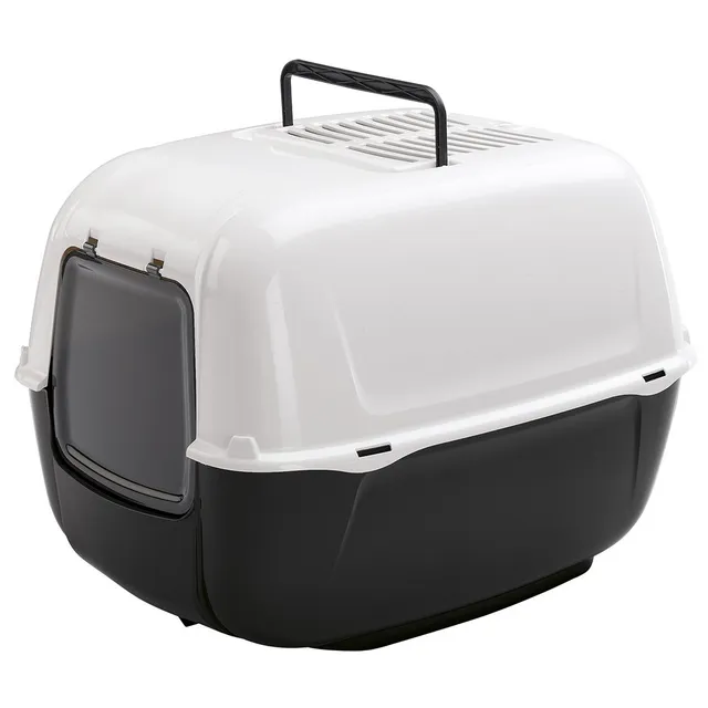ferplast-prima-grand-maison-de-toilette-pour-chat-noire-39-5-x-52-5-x-h-38-cm-av image 1
