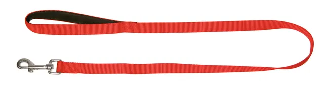 kerbl-miami-laisse-pour-chien-nylon-rouge-100-cm-x-20-mm-poign-e-souple image 1
