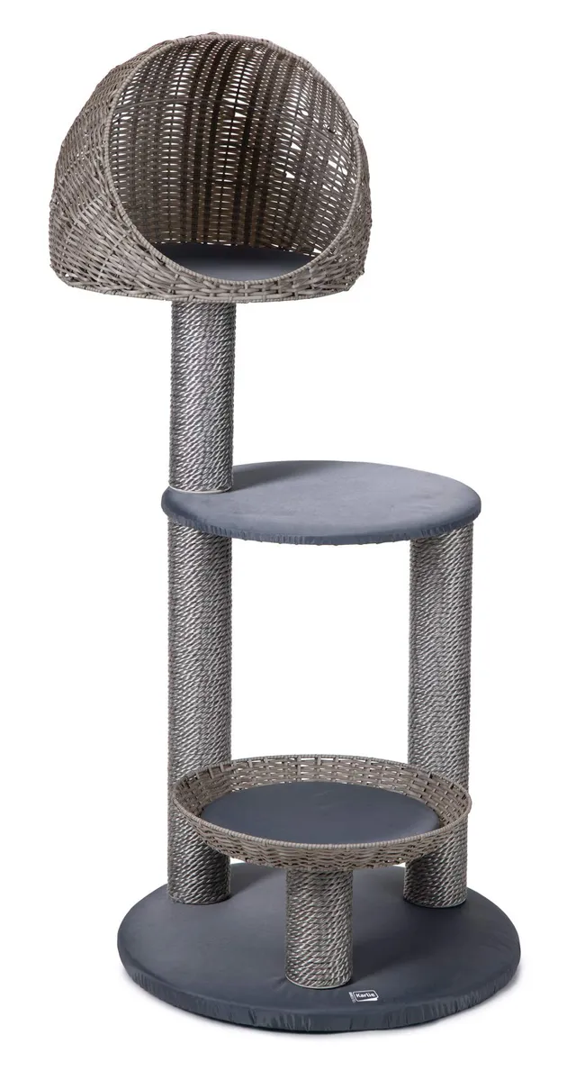 karlie-outdoor-arbre-chat-rixy-gris-56-x-56-x-129-5-cm-r-sistant-intemp-ries image 1