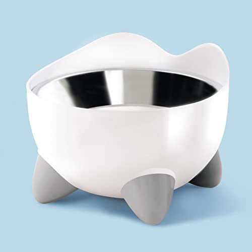 catit-pixi-gamelle-ergonomique-sur-lev-e-pour-chat-blanc-200-ml image 7