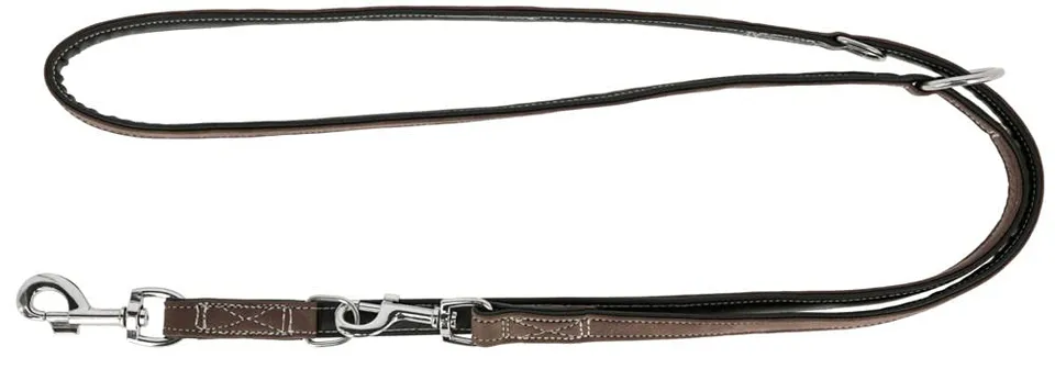 kerbl-california-laisse-longue-pour-chien-brun-200-cm-20-mm image 1