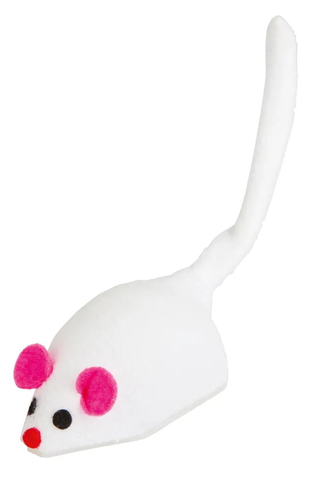 kerbl-pet-jouet-gerbille-speedy-blanc-7x3-5-cm-remonter image 1