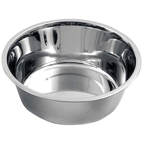 kerbl-gamelle-inox-chien-et-chat-1800-ml-21-x-21-x-7-cm-argent image 2