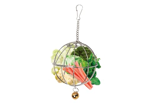 karlie-balle-salade-jouet-rongeur-m-tal-argent-diam-tre-9-cm-avec-cloche image 5
