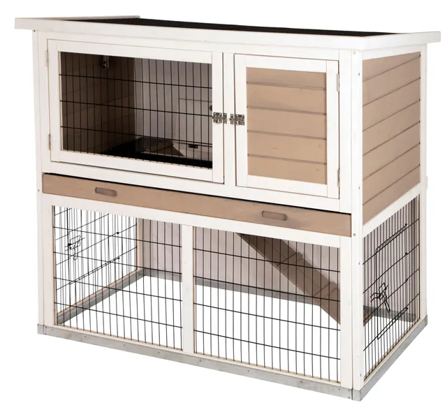 kerbl-lucky-clapier-rongeurs-bois-115-x-65-x-100-cm-toit-bitume image 1