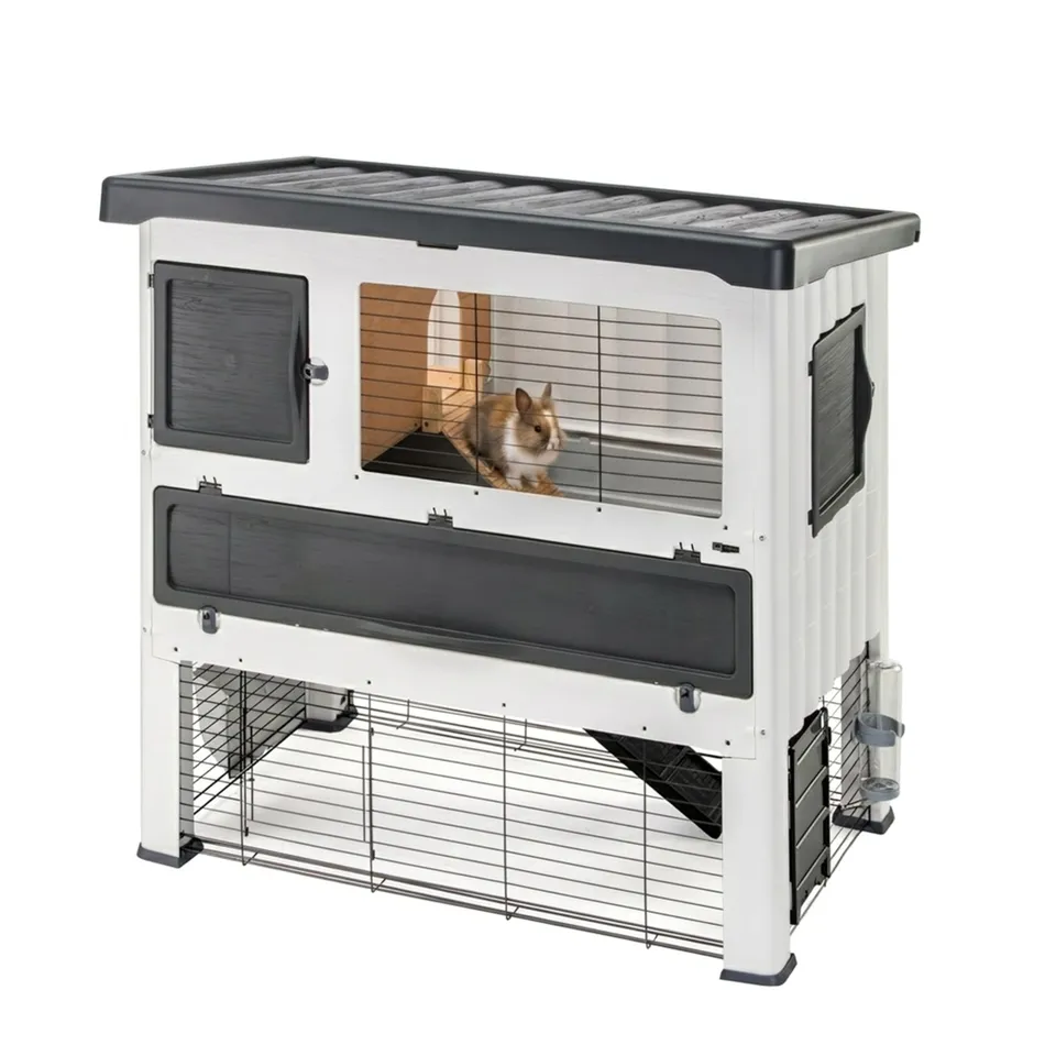 ferplast-grand-lodge-120-clapier-lapin-ext-rieur-2-tages-115-5-x-73-x-110-cm image 1