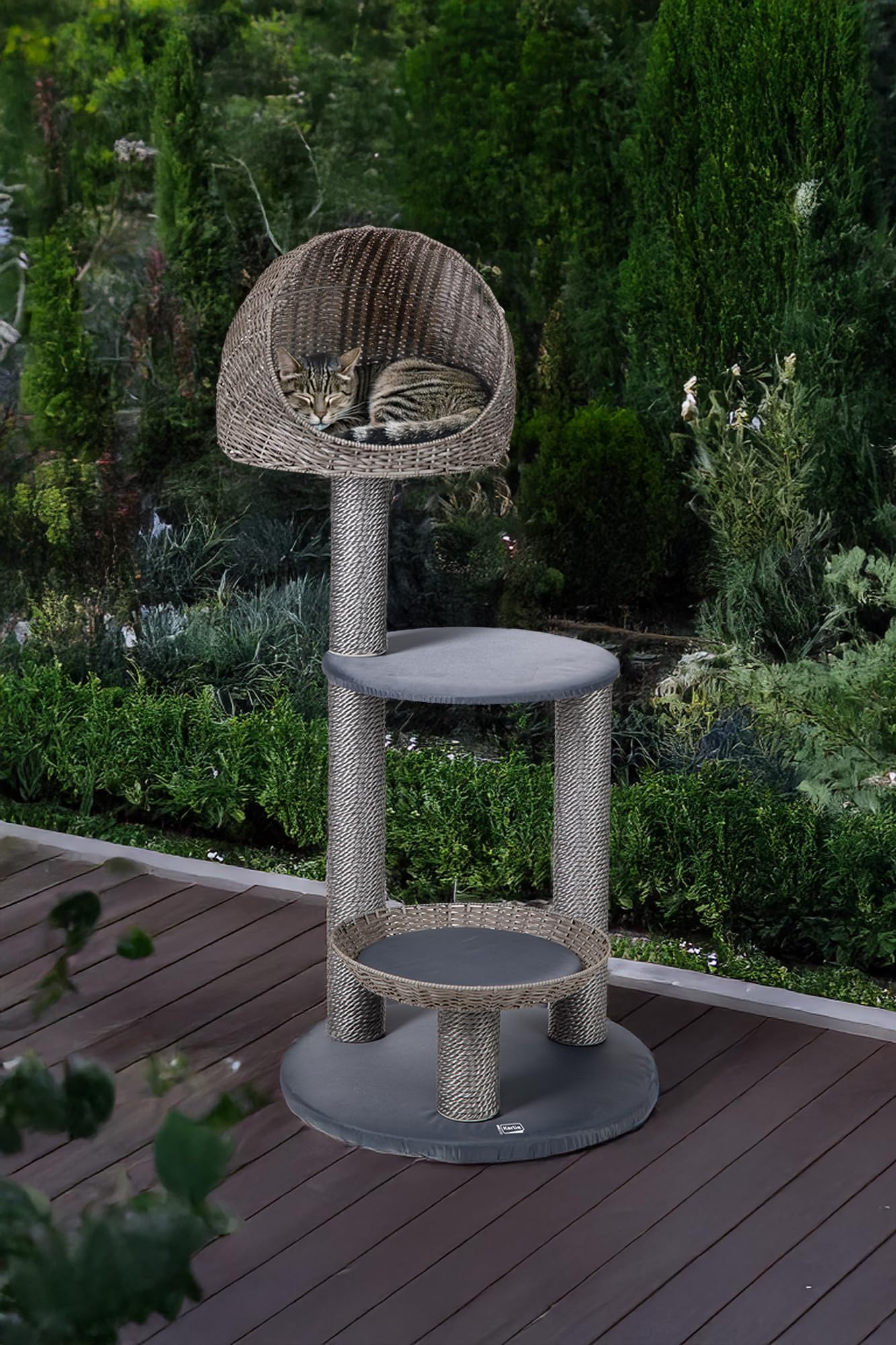 karlie-outdoor-arbre-chat-rixy-gris-56-x-56-x-129-5-cm-r-sistant-intemp-ries image 7