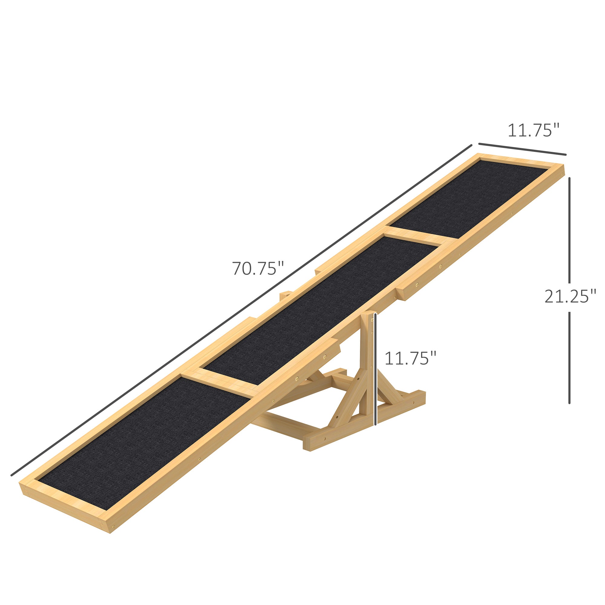 pawhut-pupstacle-bascule-agility-chien-71-pouces-bois-antid-rapant-jaune image 6