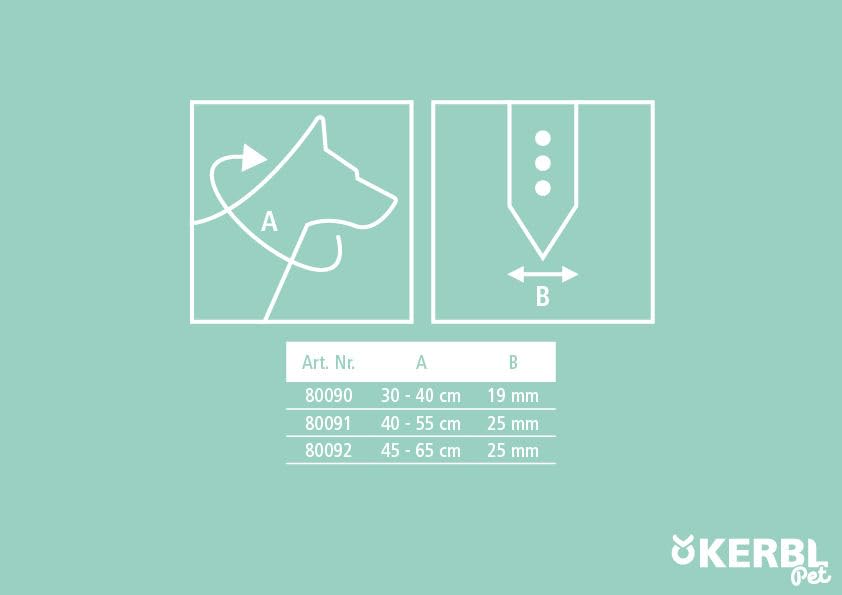 kerbl-pet-collier-monte-carlo-gris-12-mm-x-40-55-cm image 5