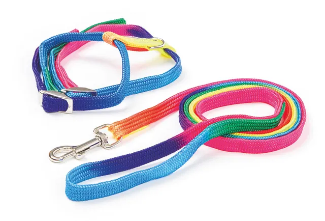 kerbl-pet-harnais-pour-chat-rainbow-avec-laisse-120-cm image 1