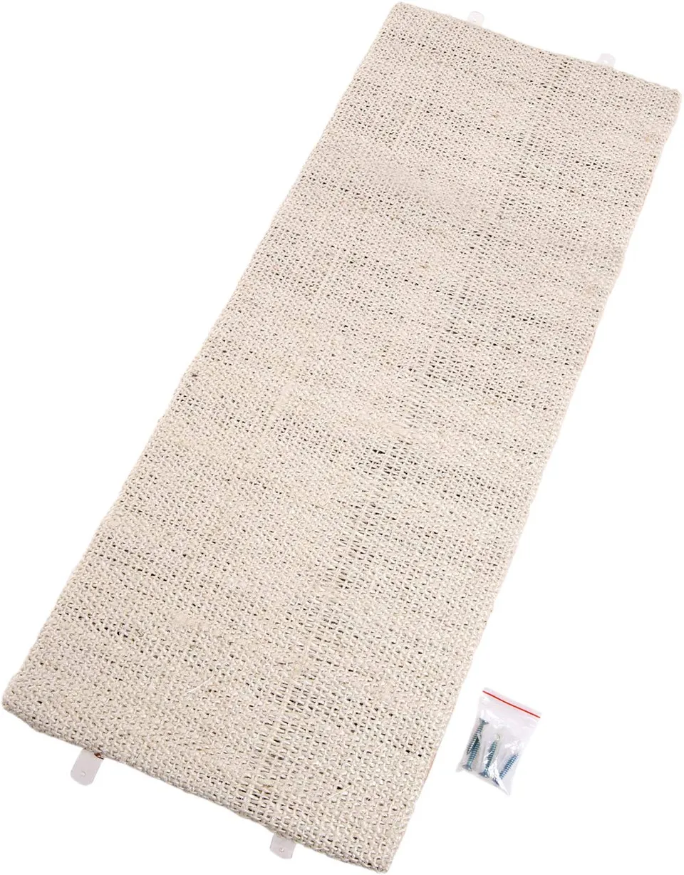 karlie-planche-grattoir-sisal-beige-28-x-52-cm-avec-herbe-aux-chats image 1