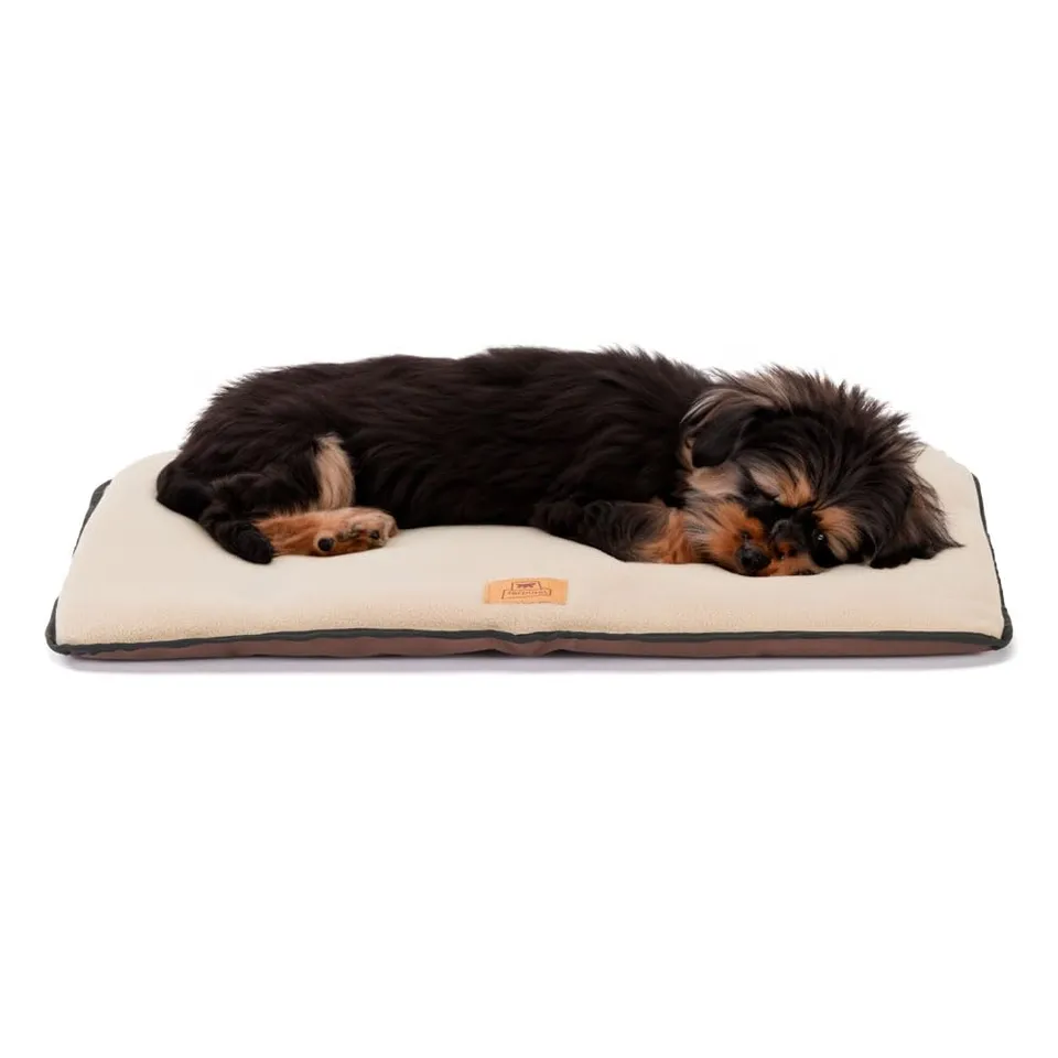 ferplast-jolly-microfleece-57-x-38-x-3-5-cm-matelas-chien-double-face-marron image 1