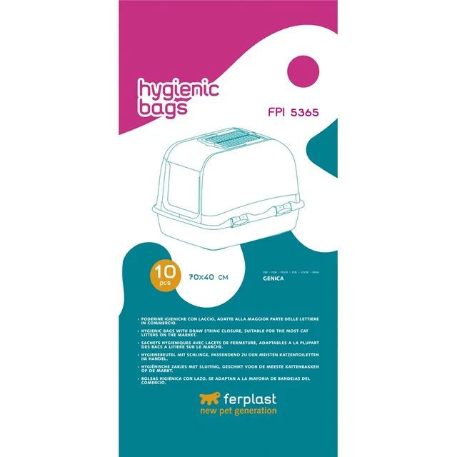 ferplast-fpi-5365-sachets-hygi-niques-pour-liti-re-lot-de-4 image 1