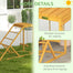 pawhut-aire-de-jeux-pour-poules-avec-balan-oire-perchoirs-et-chelle-jaune image 7