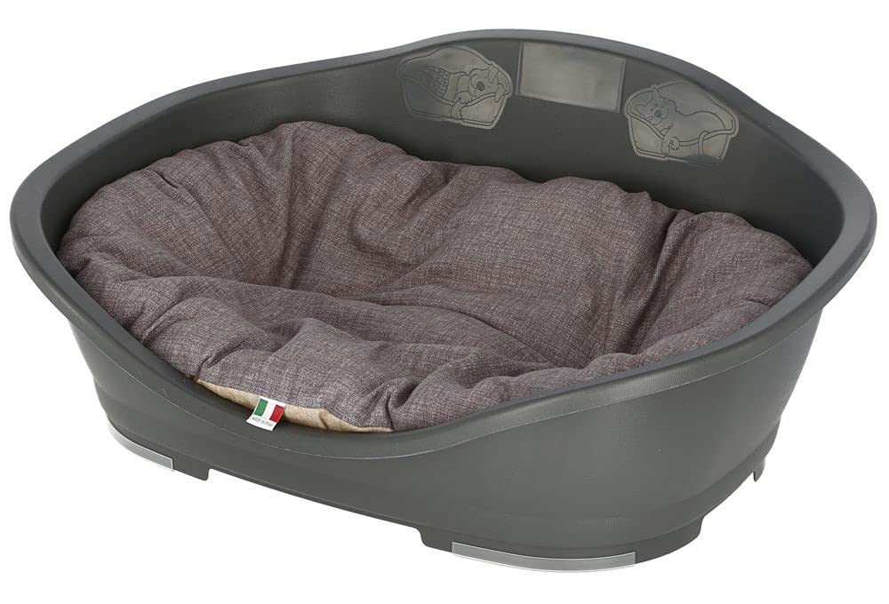 kerbl-loneta-coussin-pour-chien-82-x-57-cm-gris-jaune-reversible-coton-polyster- image 4