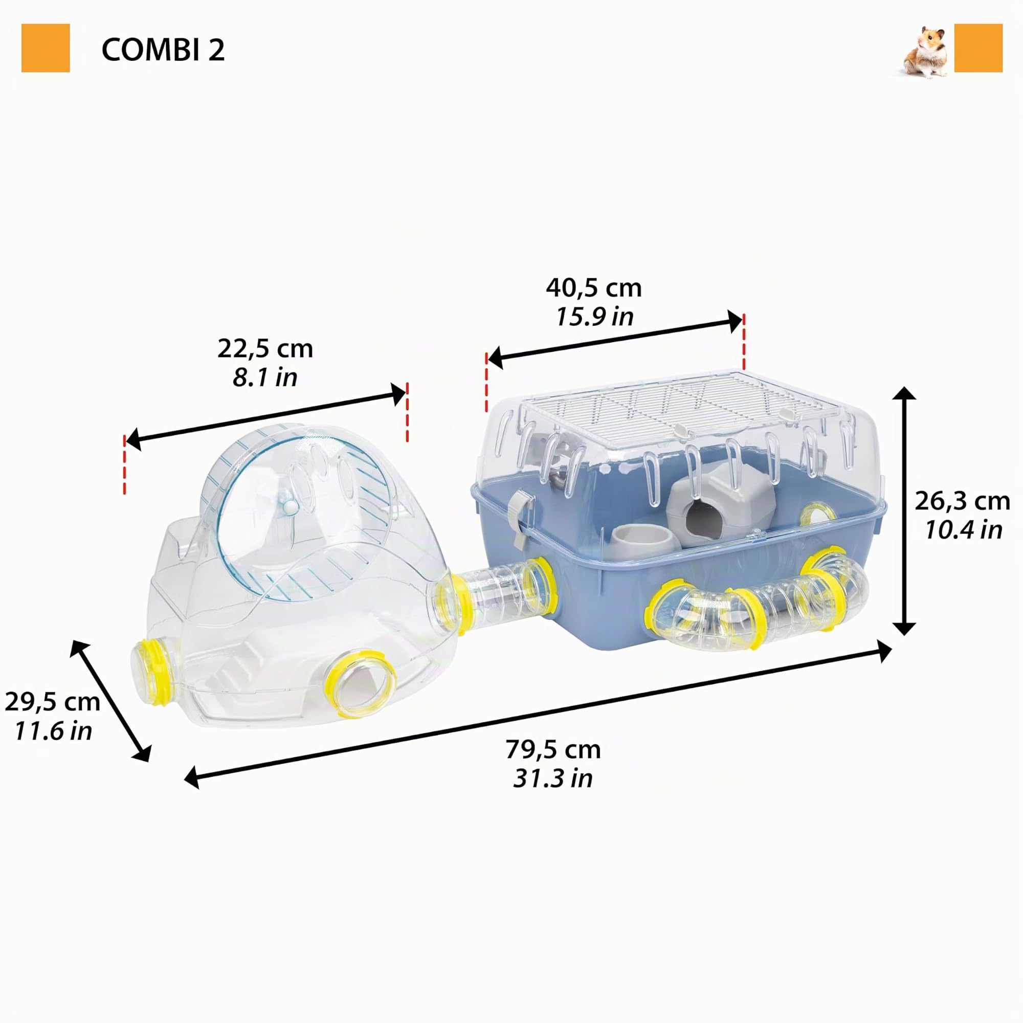 ferplast-cage-hamster-combi-2-bleu-79-5-x-29-5-x-26-3-cm image 3