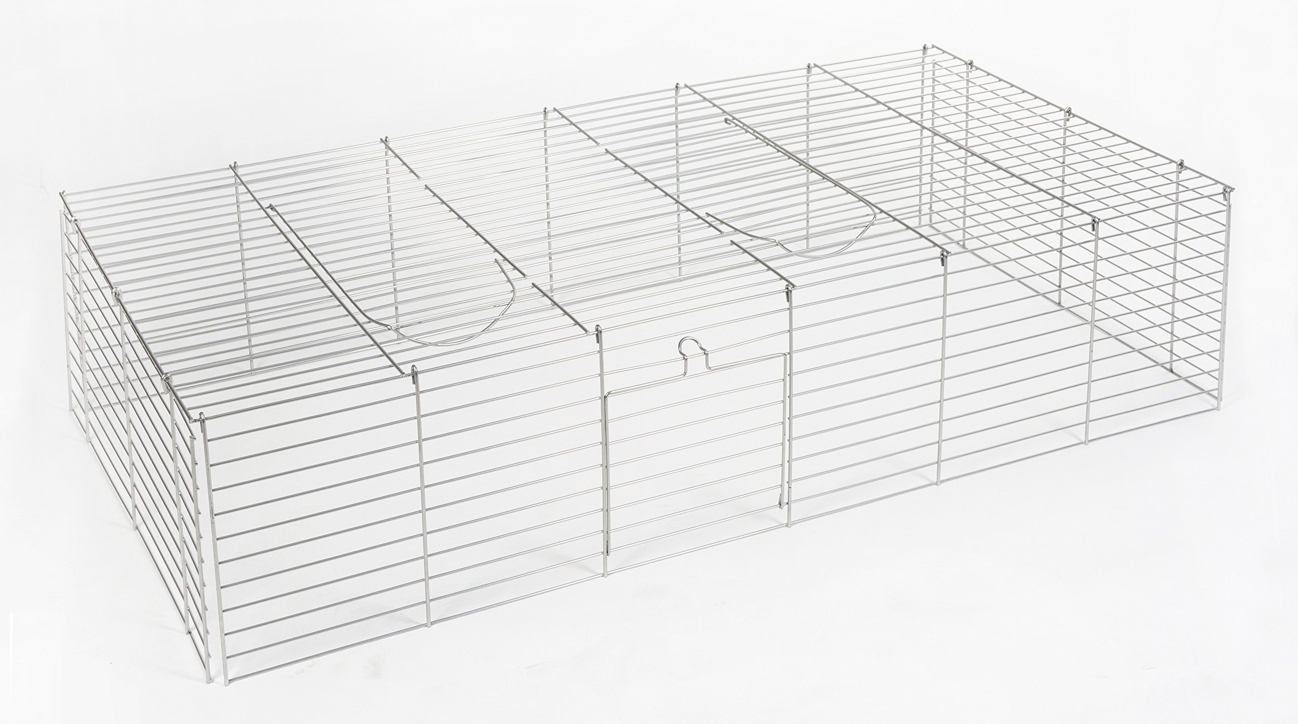 kerbl-maxi-baldo-twin-cage-pour-petits-animaux-2-tages-120-x-58-x-86-cm-bleu-fon image 7