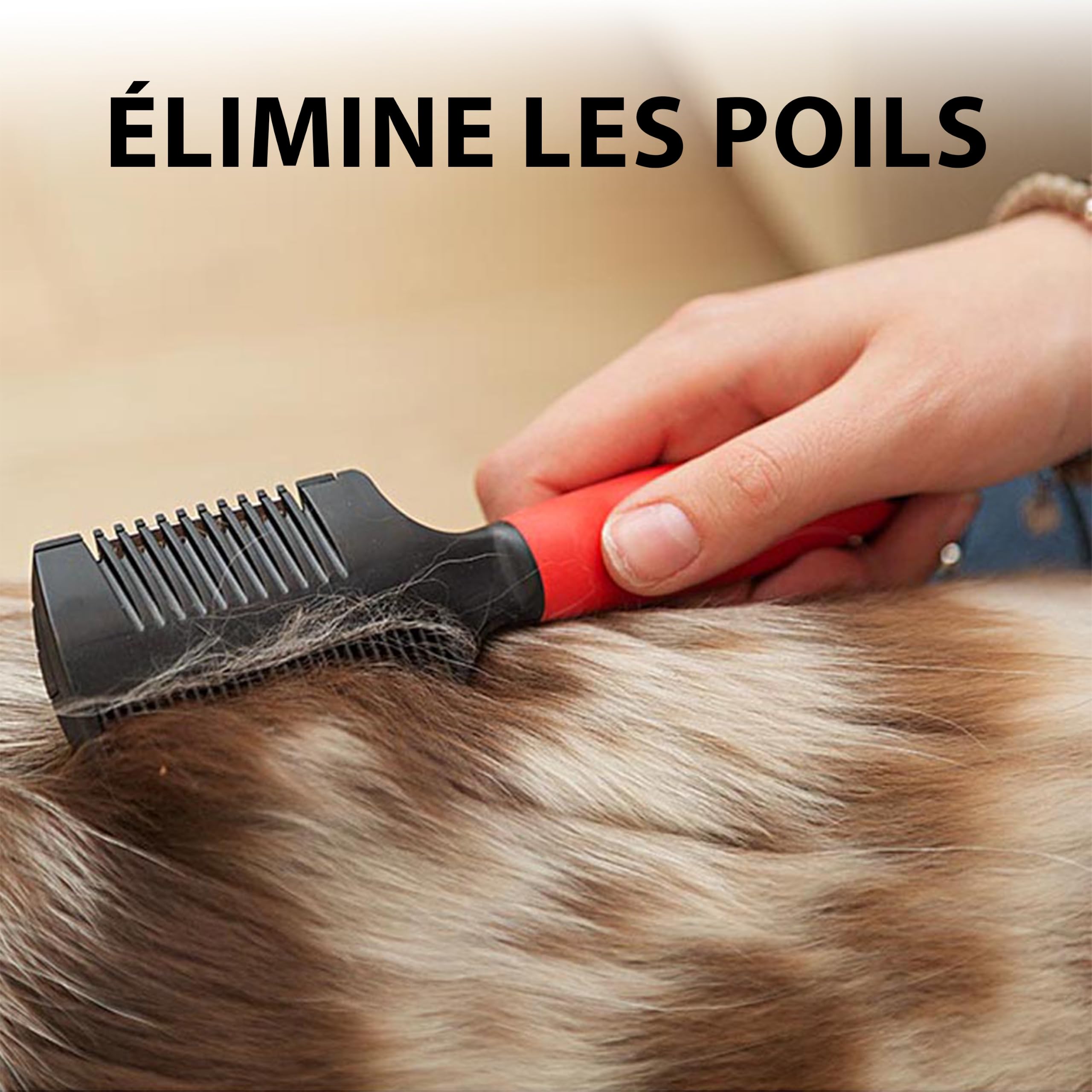 ferplast-peigne-chien-chat-double-avec-lame-gro-5991 image 4