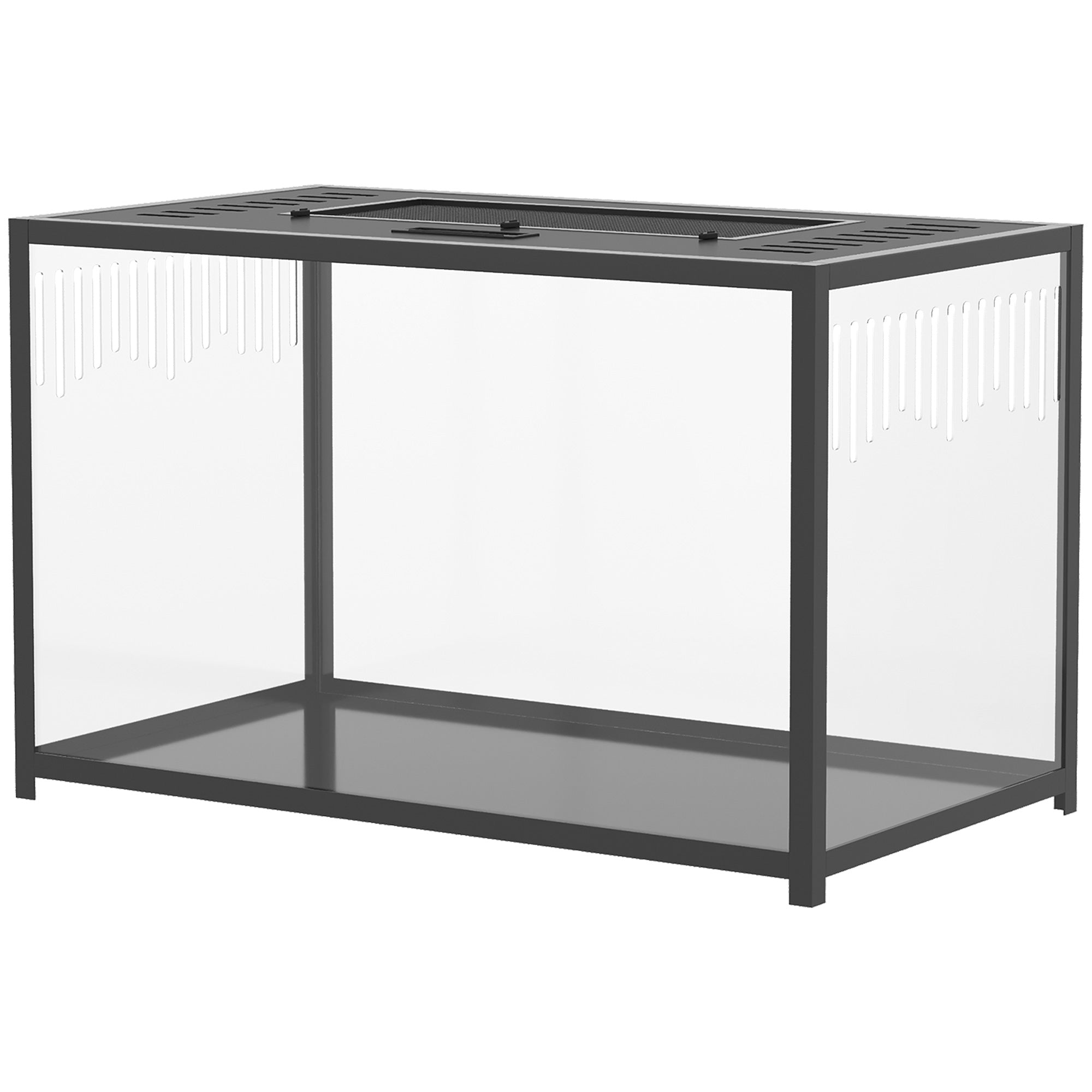 pawhut-cage-hamster-m-tal-anti-rongement-80x45x50-5-cm-noir image 2
